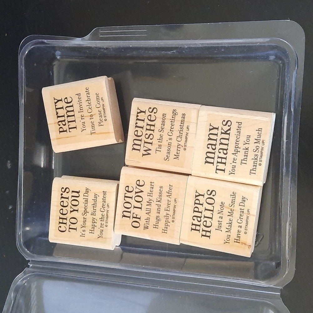 Lots of Thoughts Stampin Up set of 6
